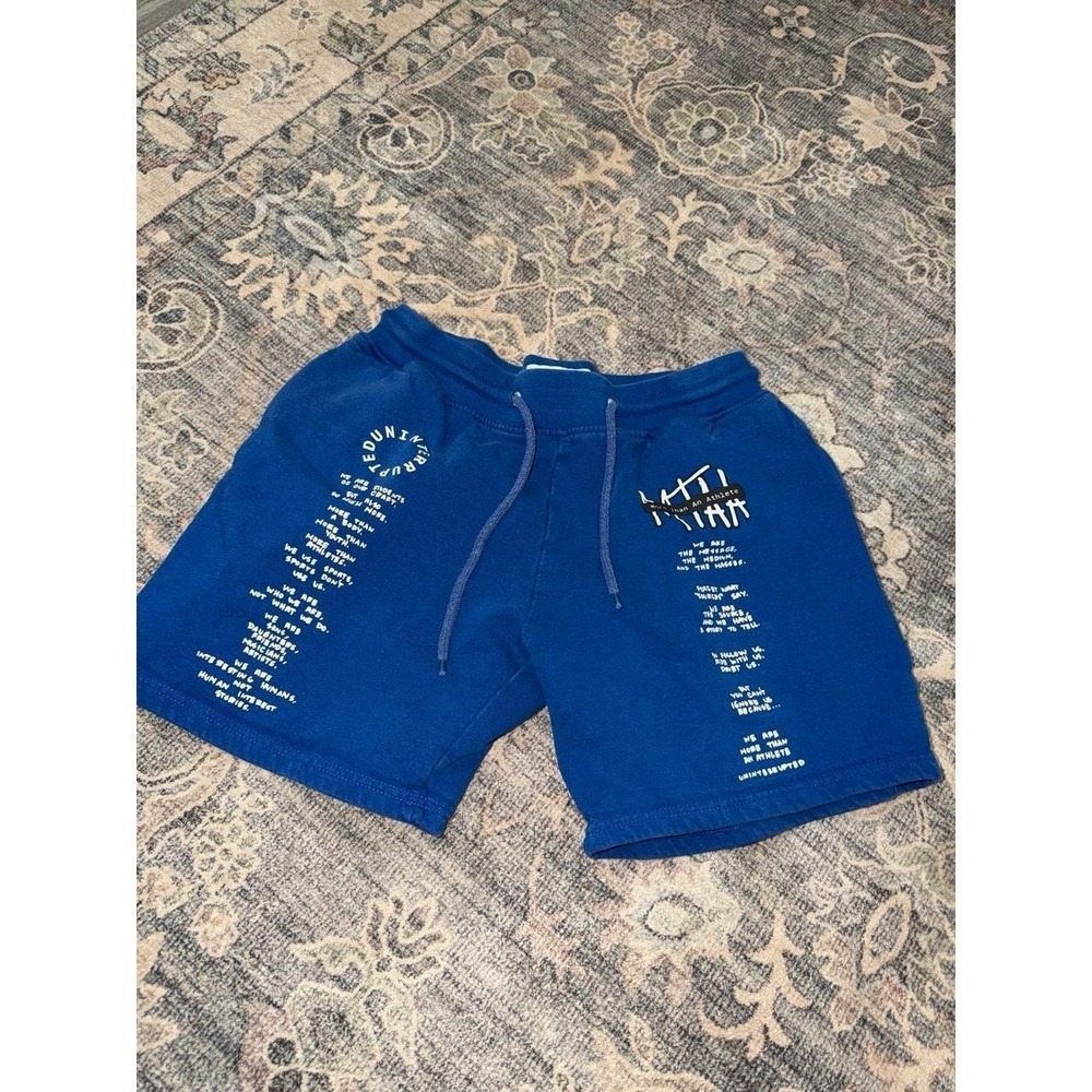 More Than An Athlete Uninterrupted Blue Sweat Shorts